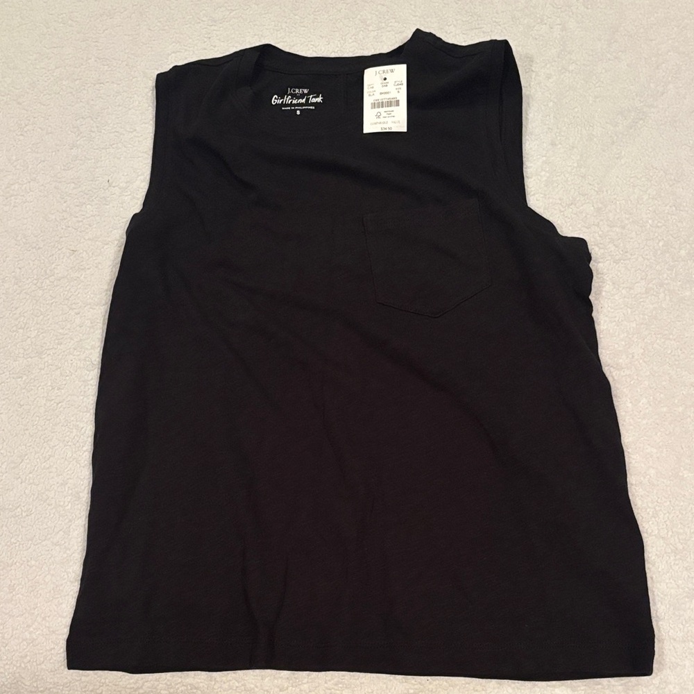 J. Crew Black Muscle Tee